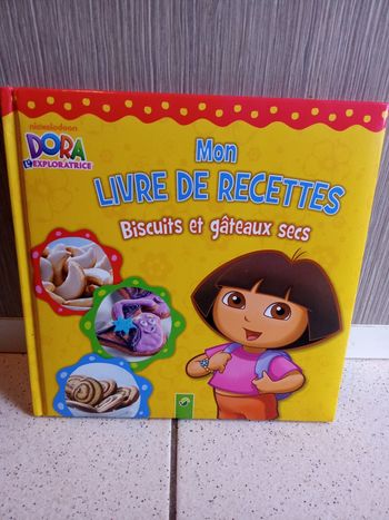 Livre recettes dora l'exploratrice, biscuits, gâteaux, nickelodeon