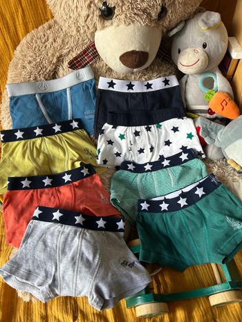 Lot de 8 boxers Petit Bateau 24 mois
