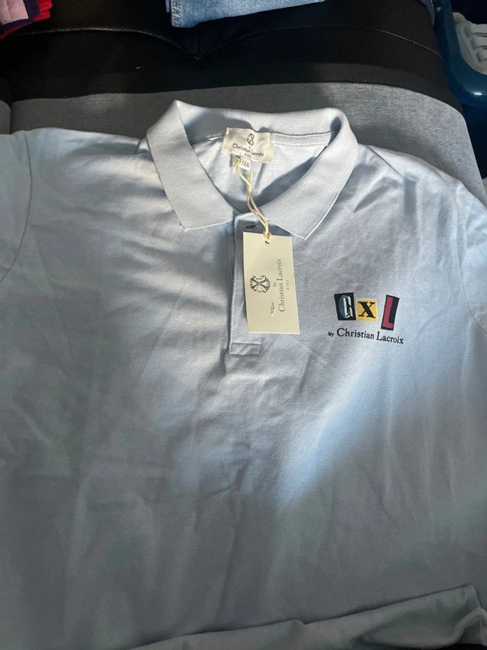 Polo manches courtes Christian Lacroix 14 ans neuf - photo numéro 2