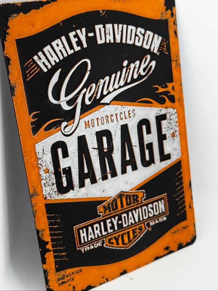 Hueforge vintage Harley Davidson - photo numéro 2