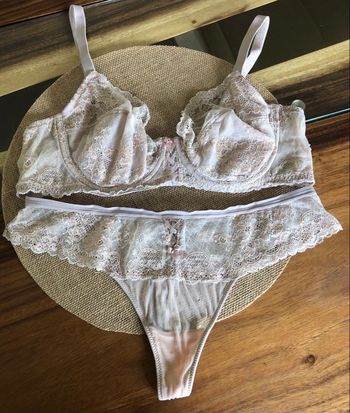 Ensemble lingerie beige doré - Rougegorge