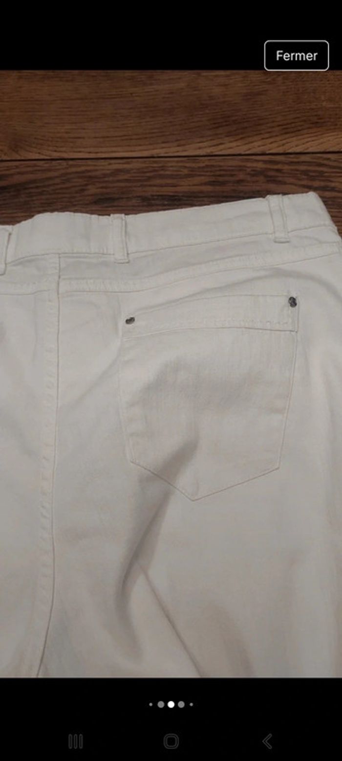 Pantalon femme blanc D'Auvry W 36 fr 46/48 - photo numéro 12