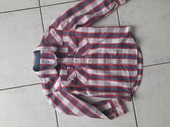 Chemise cfk 4 ans à carreaux