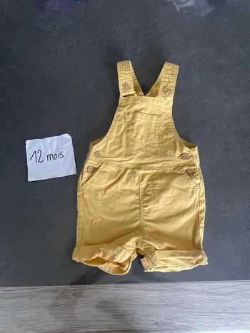 Salopette short 12 mois