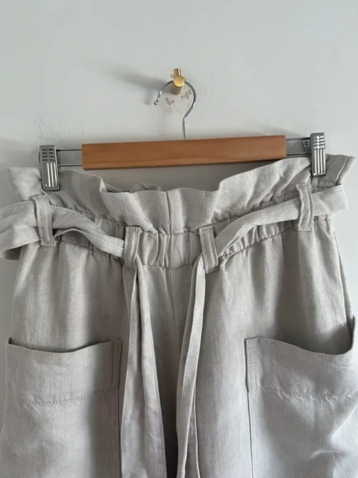 Pantalon écru Samsoe Samsoe - photo numéro 6