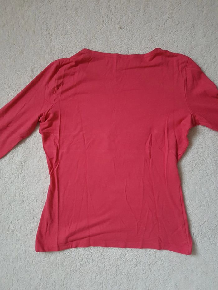 Tee-shirt manches longues rose Christian Lacroix jeans - photo numéro 6
