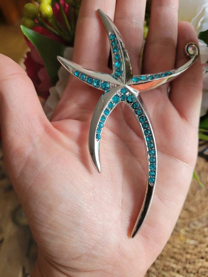 Broche magnifique étoile de mer - photo numéro 4