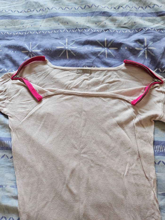 Pull rose pâle tex - photo numéro 2