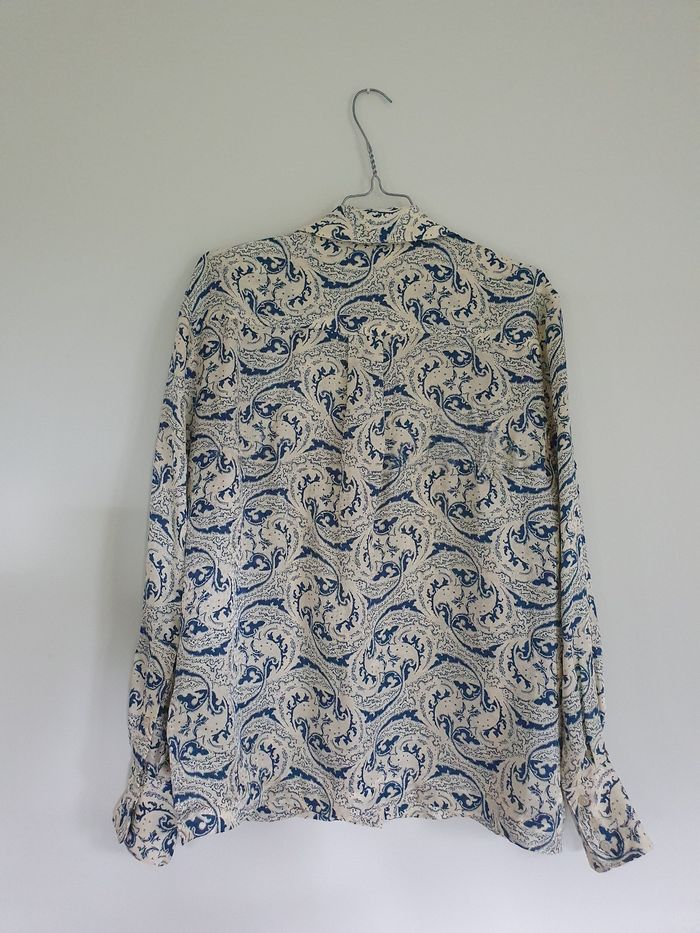 Blouse ba&sh à motifs taille 1 viscose et soie - photo numéro 2