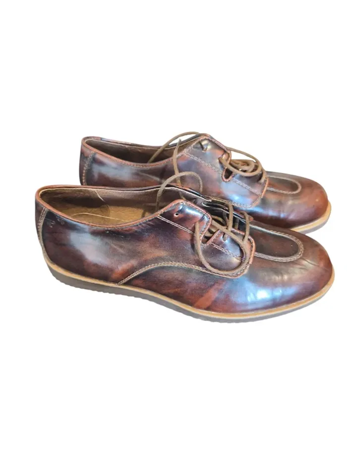 Chaussures en cuir vintage Lord Shoe, fabriquées en Italie, taille39 - photo numéro 5