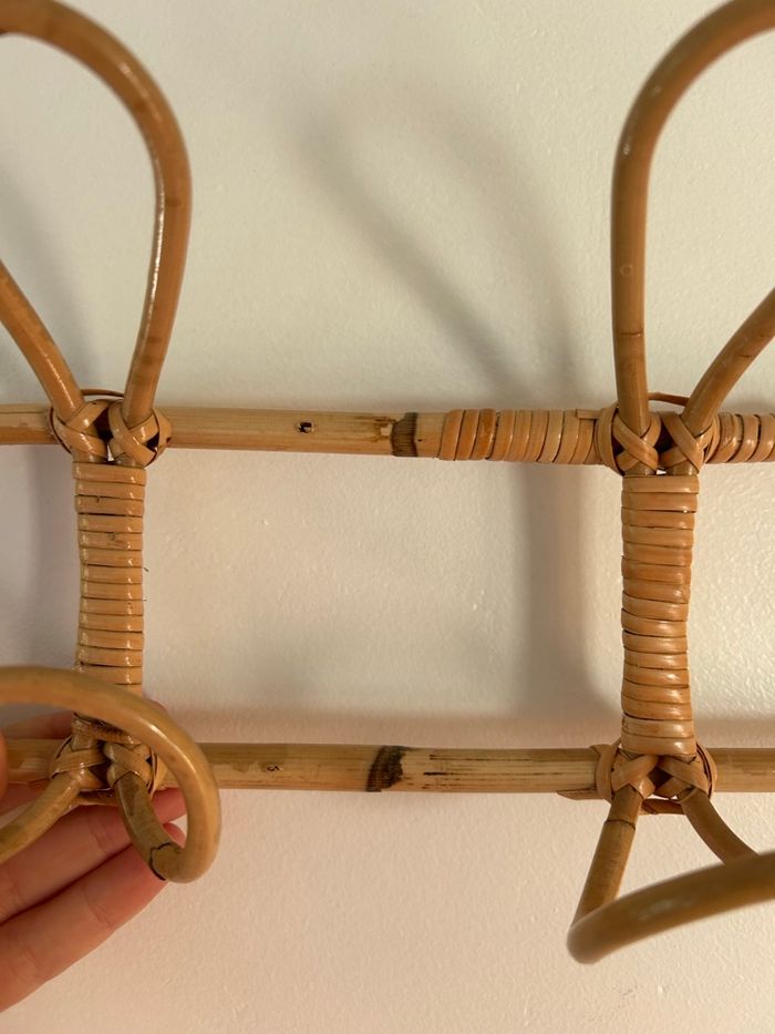 Patère rotin pour chambre bébé - photo numéro 2