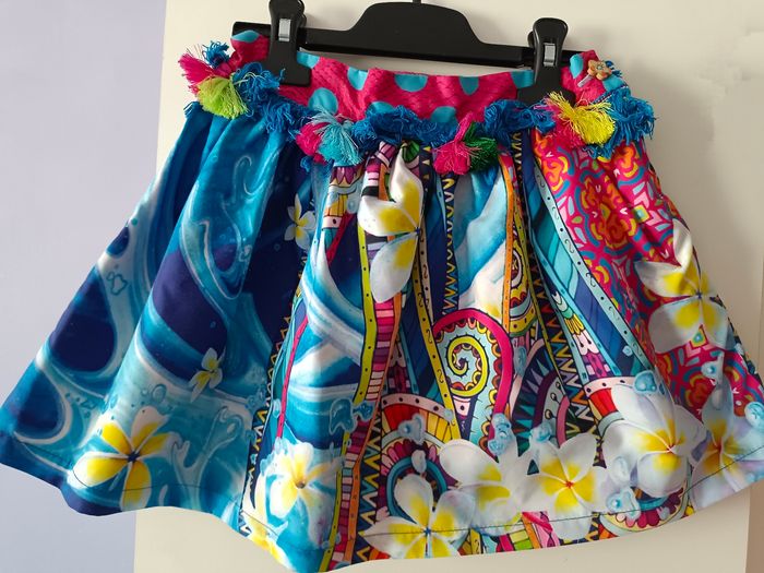 Jupe Rosalita Senoritas motif des îles en 6 ans - photo numéro 8