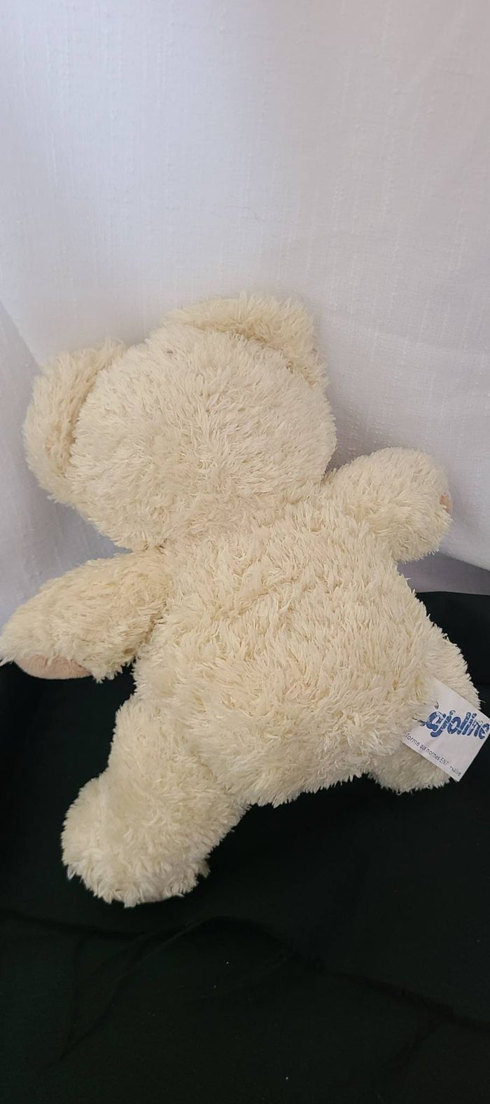 Peluche publicitaire ours CAJOLINE Assouplissant beige - photo numéro 4