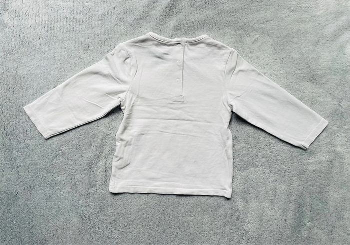Tee shirt manches longues, fille, 12 mois - photo numéro 2