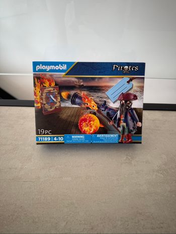 Playmobil 71189 pirate et canon de feu