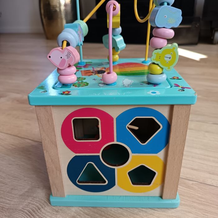 Cube d'activités en bois - photo numéro 3