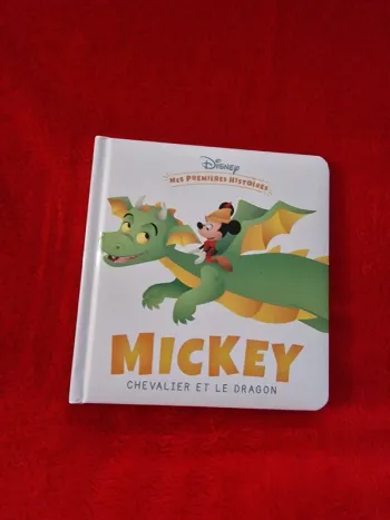 Livre mes premières histoires Disney Mickey chevalier et le dragon