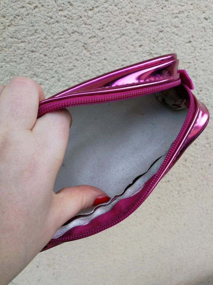 Trousse Oxford rose éléctrique brillante - photo numéro 2