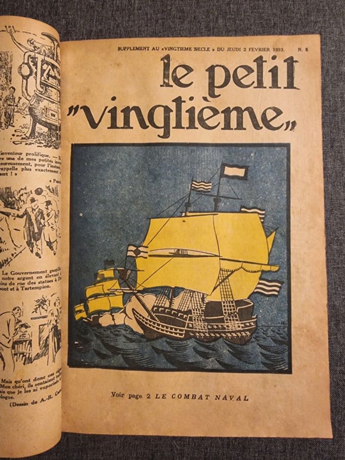 Reliure Petit Vingtieme 1933 - photo numéro 8