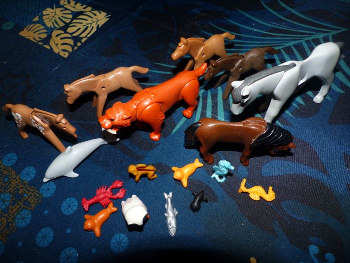 Playmobils lot animaux divers dont tigre dent de sabre - photo numéro 3
