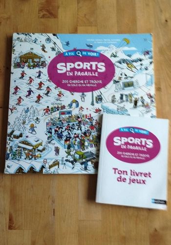 Livre Sports en pagaille cherche et trouve