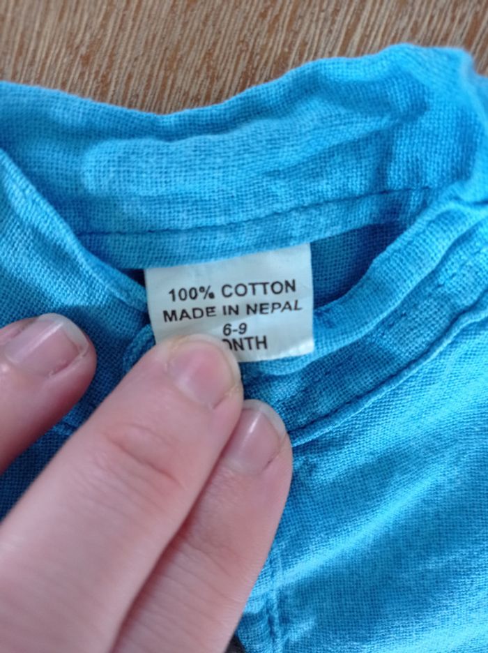 Lot de 2 tee-shirts bleus - photo numéro 4