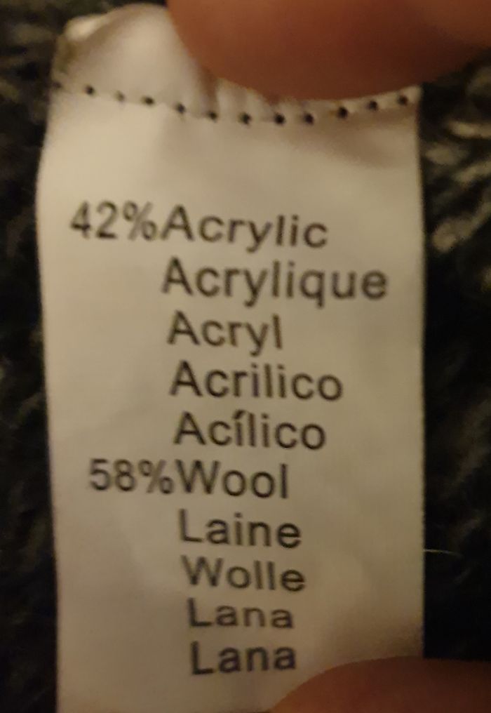 Manteau chiné asymétrique – Red Queen – T 1 - photo numéro 4