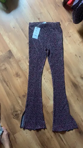 Pantalon flare fleuri