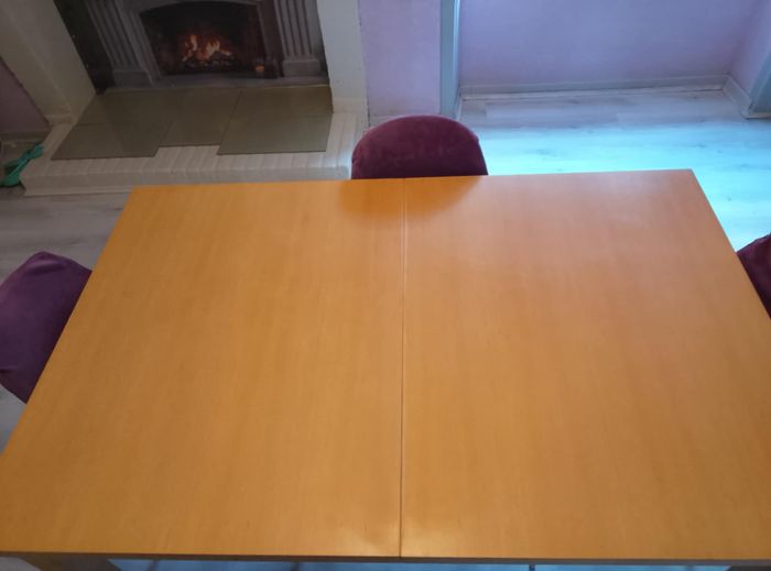 Belle table massive moderne transformable 4/8 places - photo numéro 3