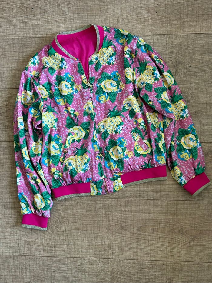 Veste satinée réversible Naf Naf taille 36 jamais portée - photo numéro 8