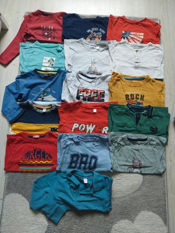 Lot manches longues garçon 4 ans