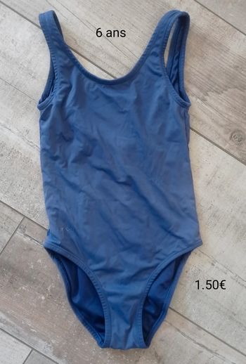 Maillot de bain 1 pièce 6 ans fille