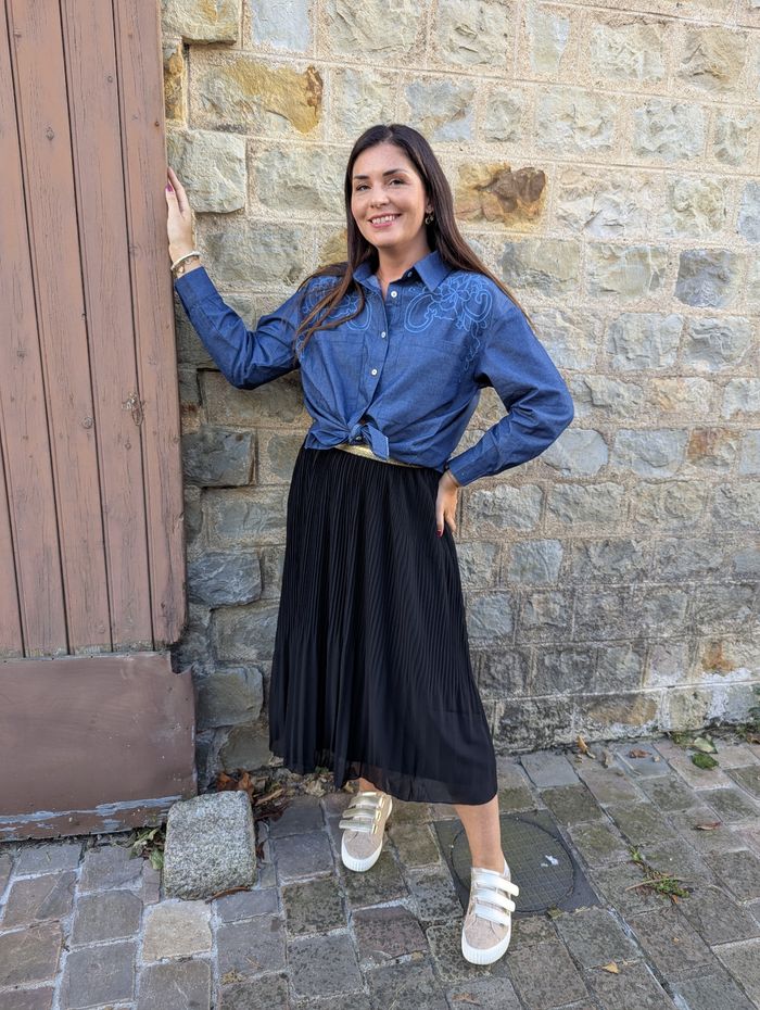 Chemise en jean Manchester coupe oversize
Taille S/M - photo numéro 2