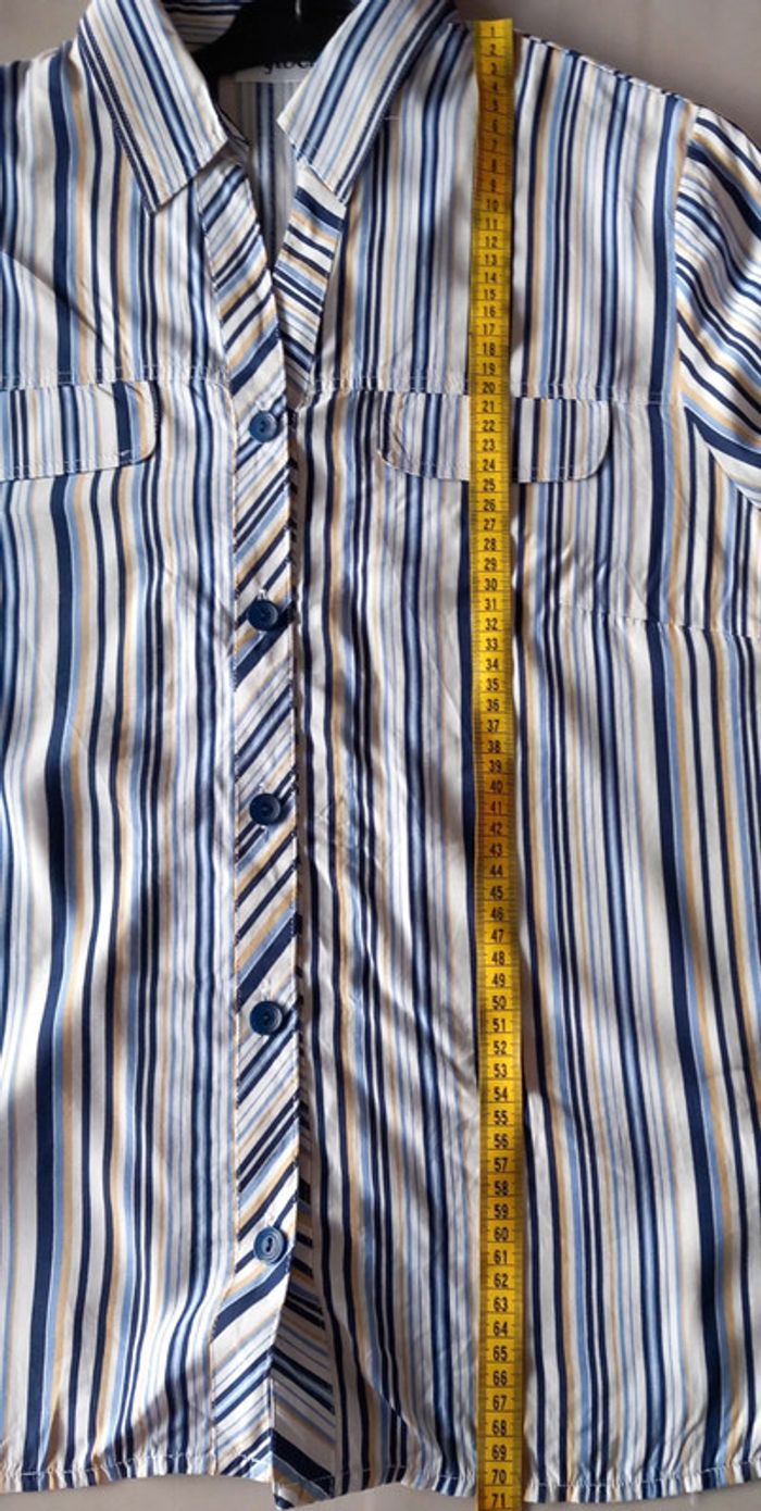 Chemise à rayure femme taille 48 - photo numéro 6