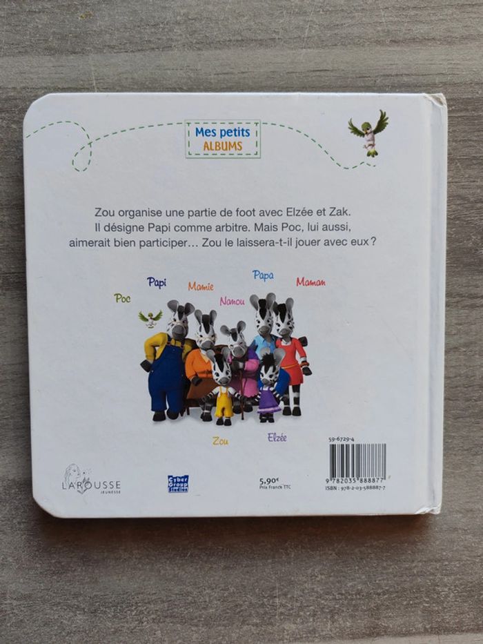 Livre le match de zou édition Larousse - photo numéro 2