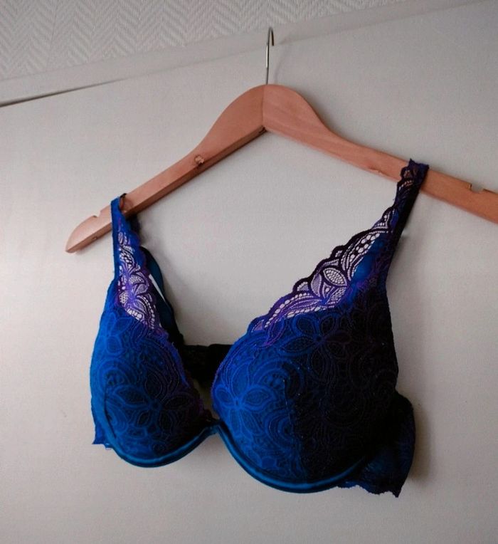 Soutien-gorge bleu indigo In Extenso