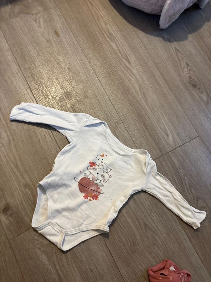 Lot de 2 bodies 9 mois petit béguin - photo numéro 4