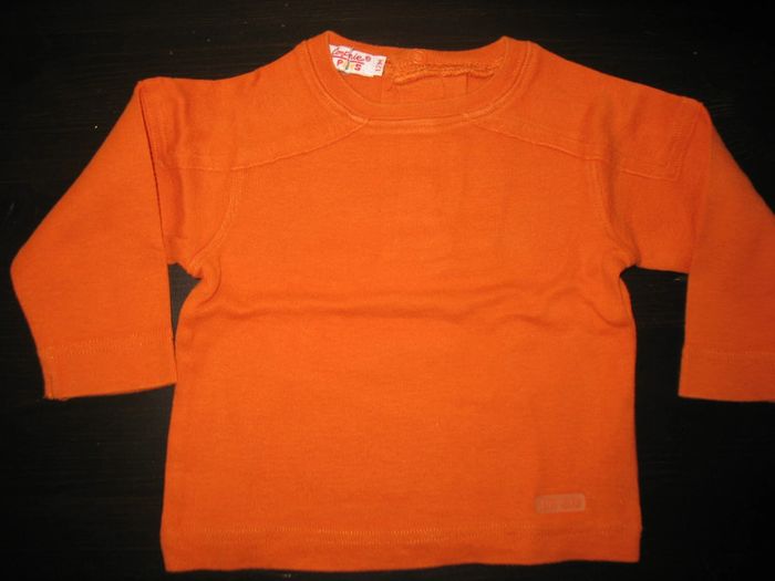 TEE SHIRT ML ORANGE BÉBÉ GARÇON "LA COMPAGNIE DES PETITS" - 12 MOIS - n°03 - photo numéro 2