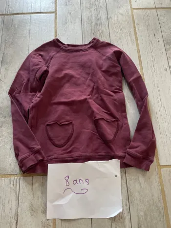 Très joli pull hiver fille 8 ans