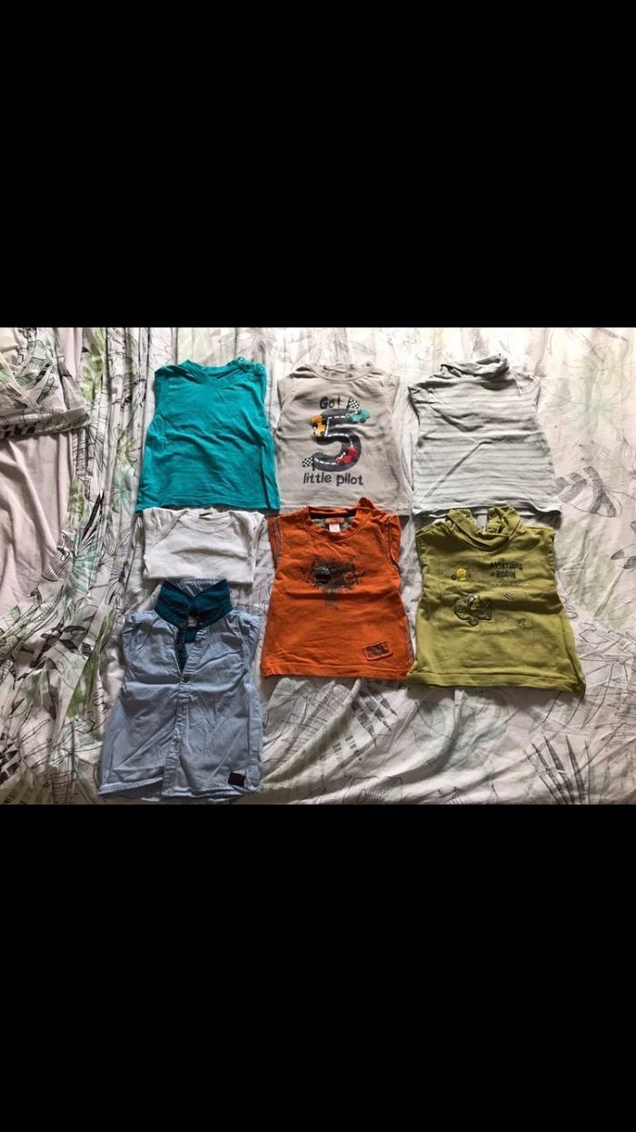 Lots maillots manches longues