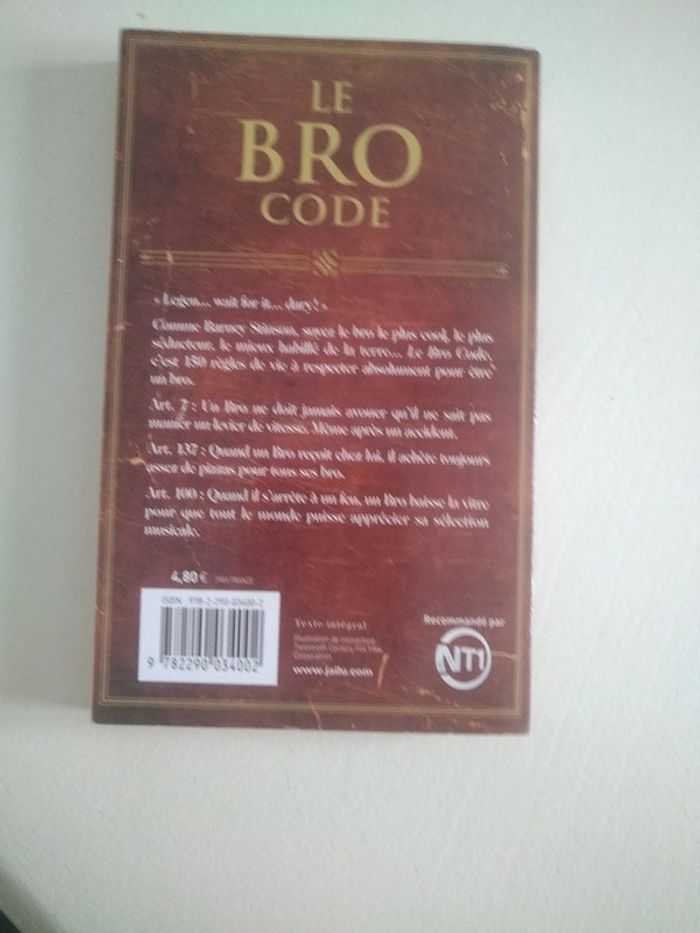 Le code Bro - photo numéro 2