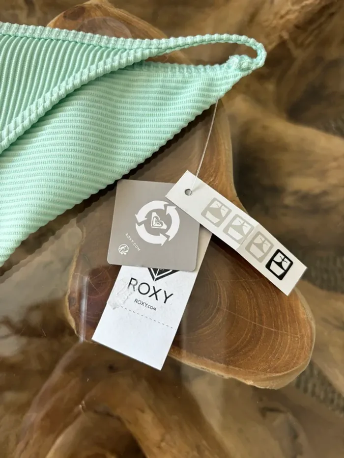 Bas de maillot de bain Roxy vert eau S - photo numéro 3