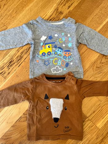 Lot de deux t-shirts 3mois
