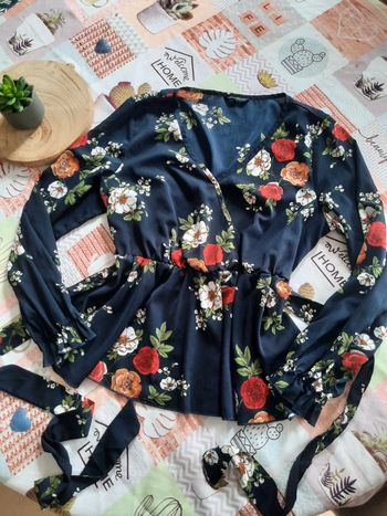 Blouse à fleurs