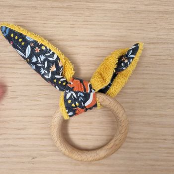 Anneau de dentition en bois neuf