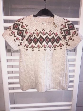 Pull laine Okaidi 6 ans en tbe à 5 euros
