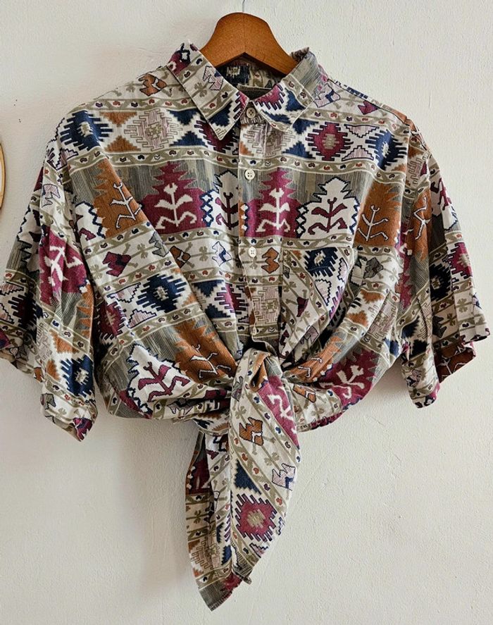 Chemise à motifs vintage 80's - photo numéro 4