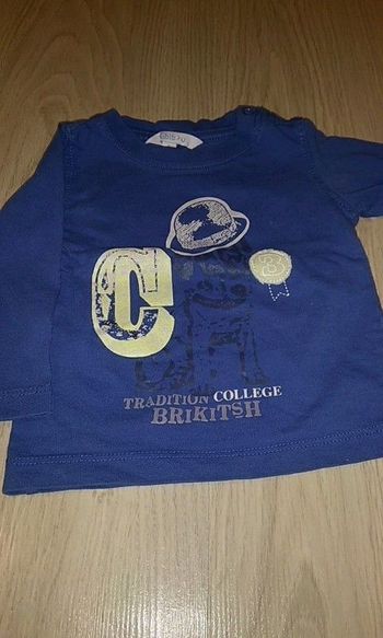 T-shirt manches longues bébé garçon 6 mois