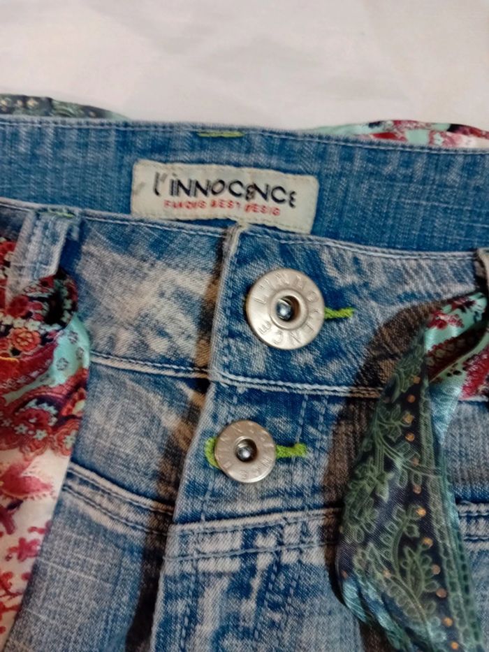 Jeans Pantacourt Beau Design l'innocence - photo numéro 8