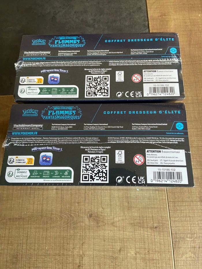 Lot de 2 Pokémon ETB Méga Évolutions ME2 – Flammes Fantasmagoriques - photo numéro 5